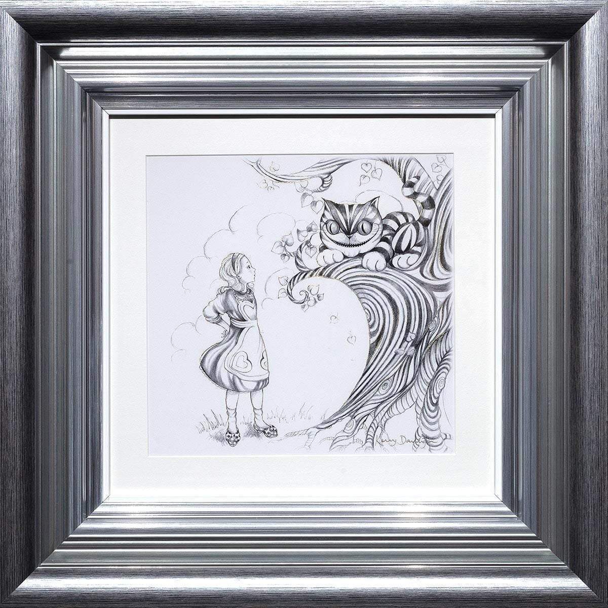 We're All Mad Here Sketch - Edition - SOLD OUT by artist Kerry Darlington - Wyecliffe Galleries