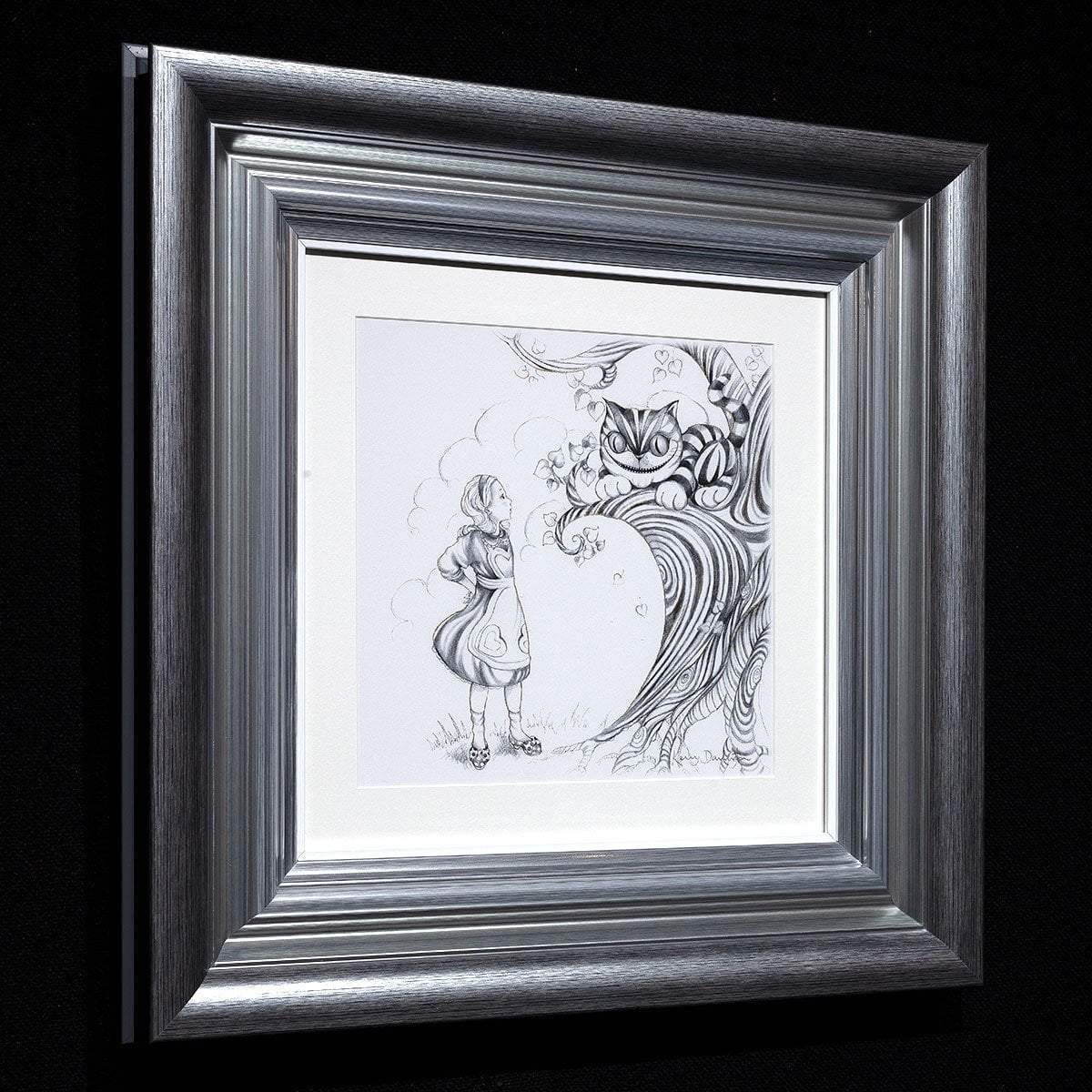 We're All Mad Here Sketch - Edition - SOLD OUT by artist Kerry Darlington - Wyecliffe Galleries