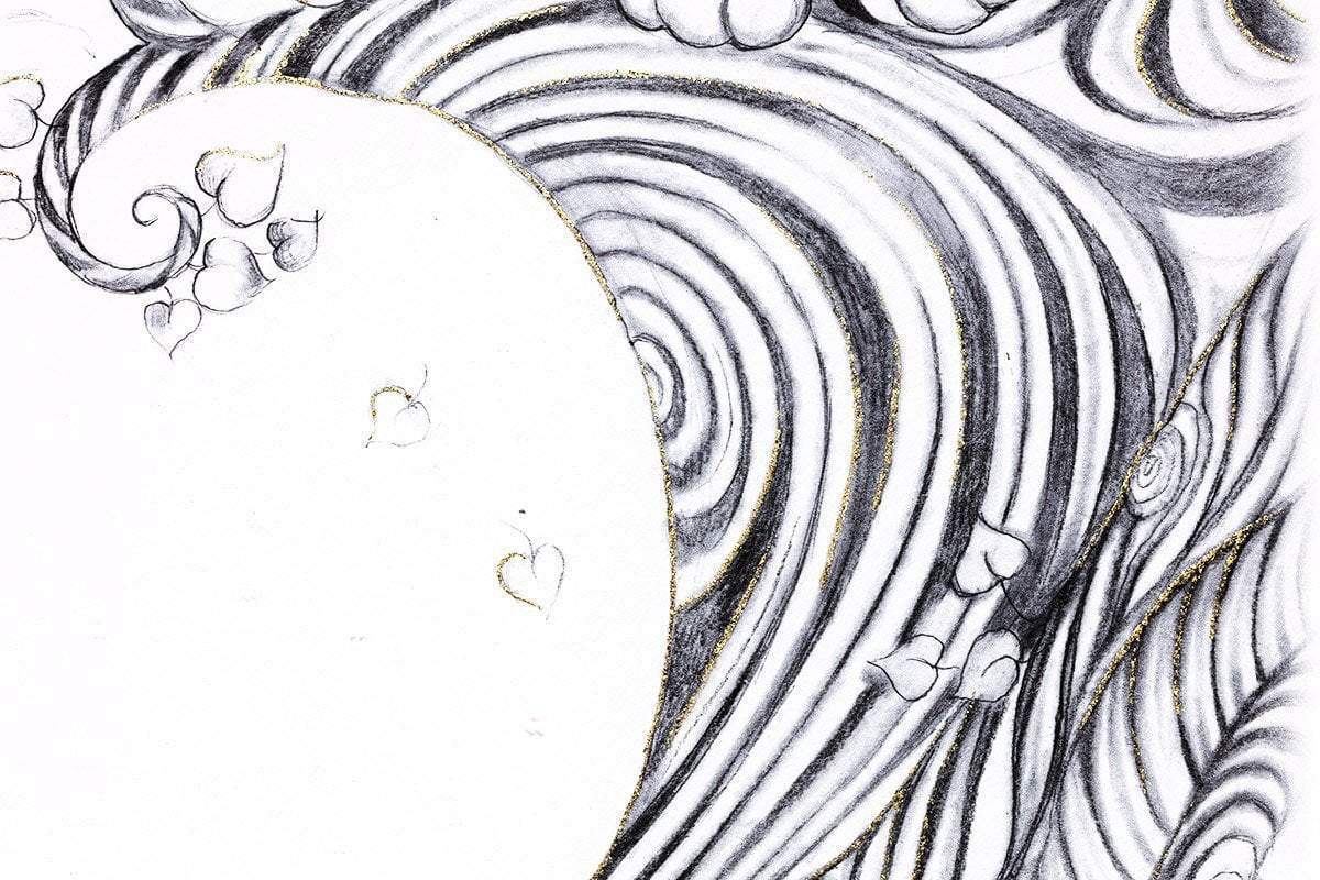 We're All Mad Here Sketch - Edition - SOLD OUT by artist Kerry Darlington - Wyecliffe Galleries