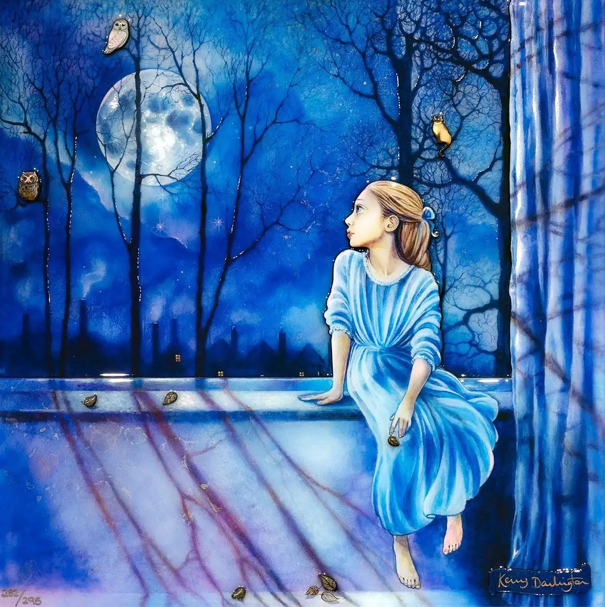 Wendy - Edition SOLD OUT by artist Kerry Darlington - Wyecliffe Galleries