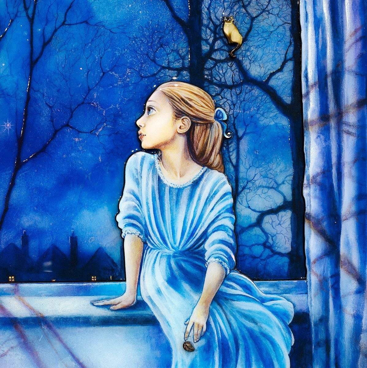 Wendy - Edition SOLD OUT by artist Kerry Darlington - Wyecliffe Galleries