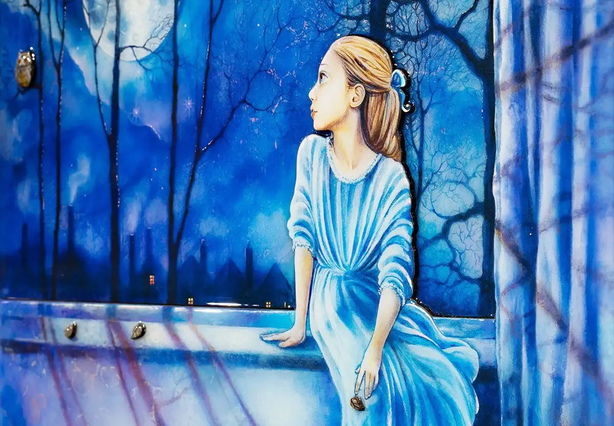 Wendy - Edition SOLD OUT by artist Kerry Darlington - Wyecliffe Galleries