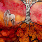 Wholeness - Original - SOLD by artist Kerry Darlington - Wyecliffe Galleries