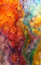 Wiccan Tree - ORIGINAL - SOLD by artist Kerry Darlington - Wyecliffe Galleries