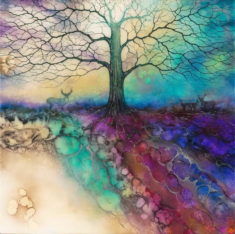 Wild and Free - SOLD OUT by artist Kerry Darlington - Wyecliffe Galleries