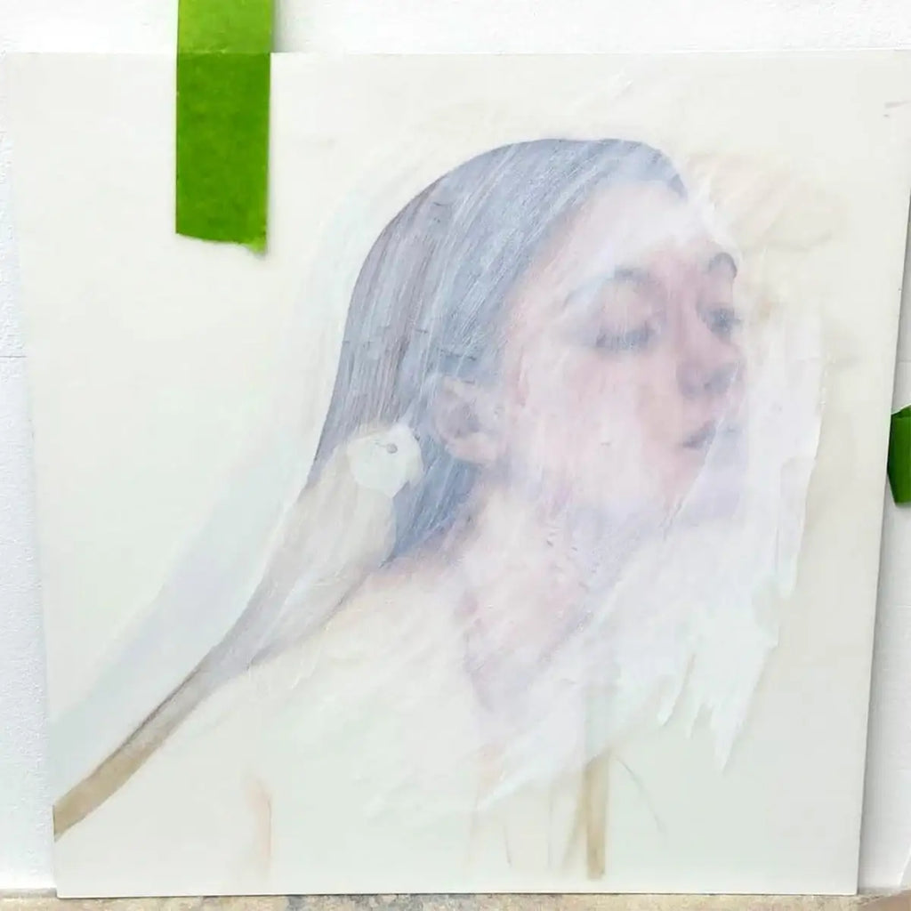 Wild Embers - Original - SOLD by artist Kerry Darlington - Wyecliffe Galleries