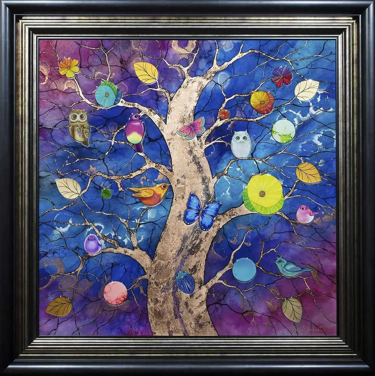 Winter Peace - SOLD by artist Kerry Darlington - Wyecliffe Galleries