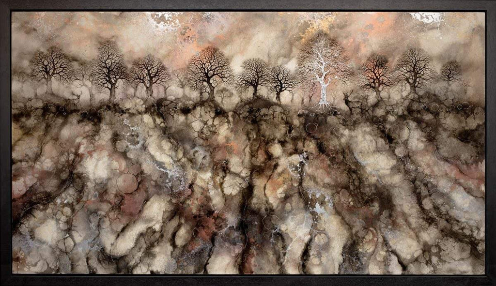 Winters Tale - Original - SOLD by artist Kerry Darlington - Wyecliffe Galleries