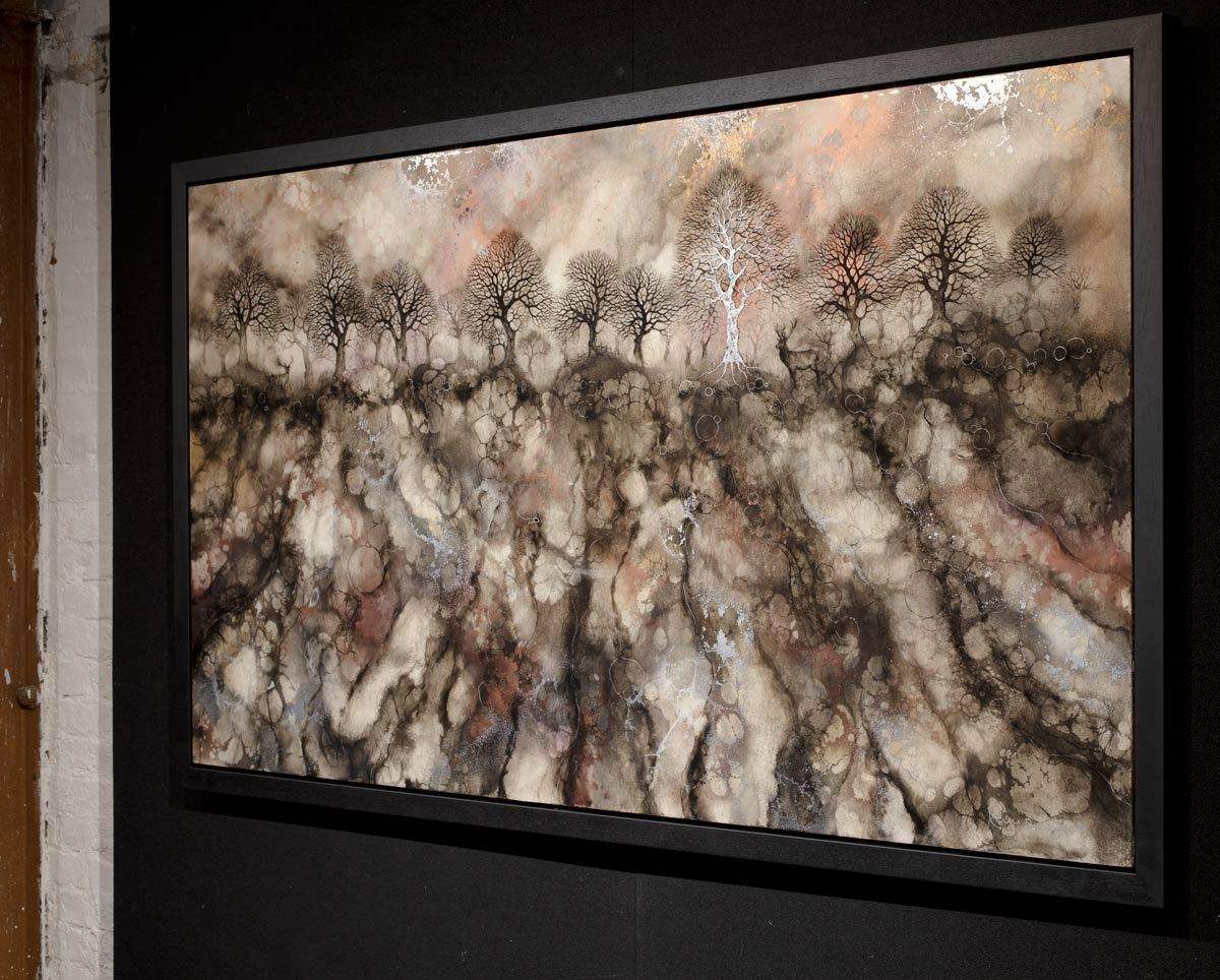 Winters Tale - Original - SOLD by artist Kerry Darlington - Wyecliffe Galleries