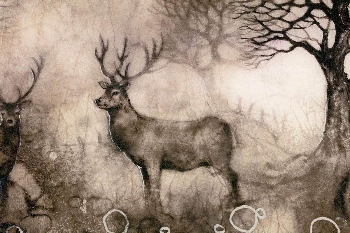Winters Tapestry - Original - SOLD by artist Kerry Darlington - Wyecliffe Galleries