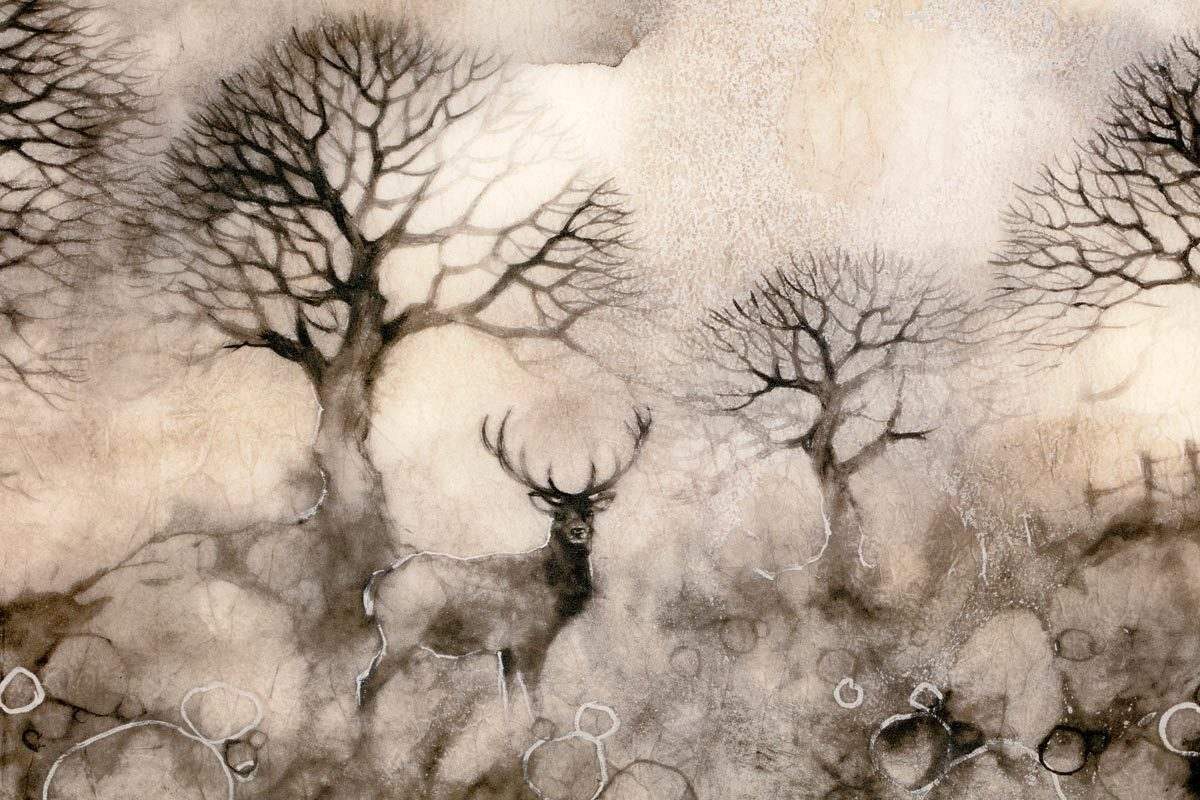 Winters Tapestry - Original - SOLD by artist Kerry Darlington - Wyecliffe Galleries