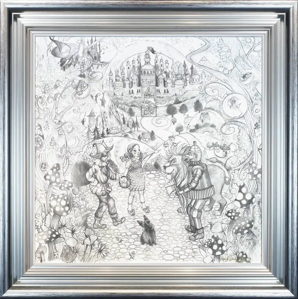 The Wonderful Wizard of Oz - Original Sketch - SOLD by artist Kerry Darlington - Wyecliffe Galleries