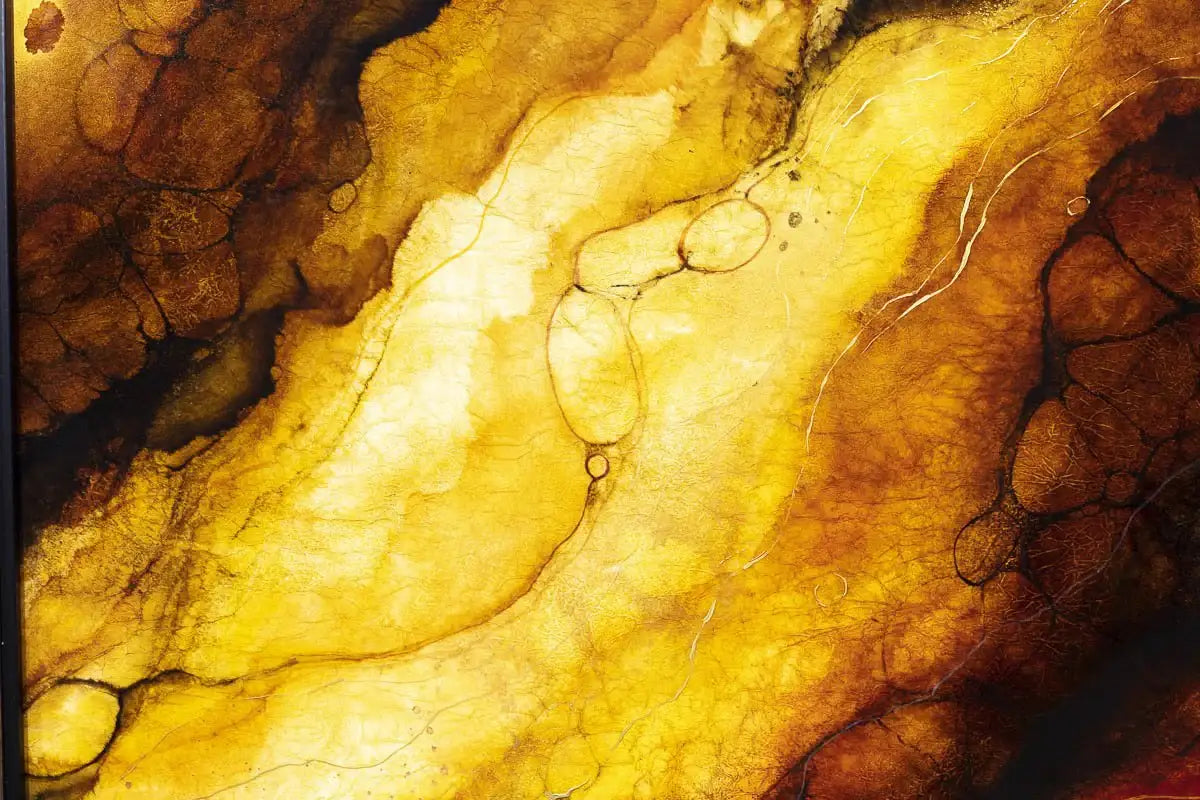 Yellowstone - Original - SOLD by artist Kerry Darlington - Wyecliffe Galleries