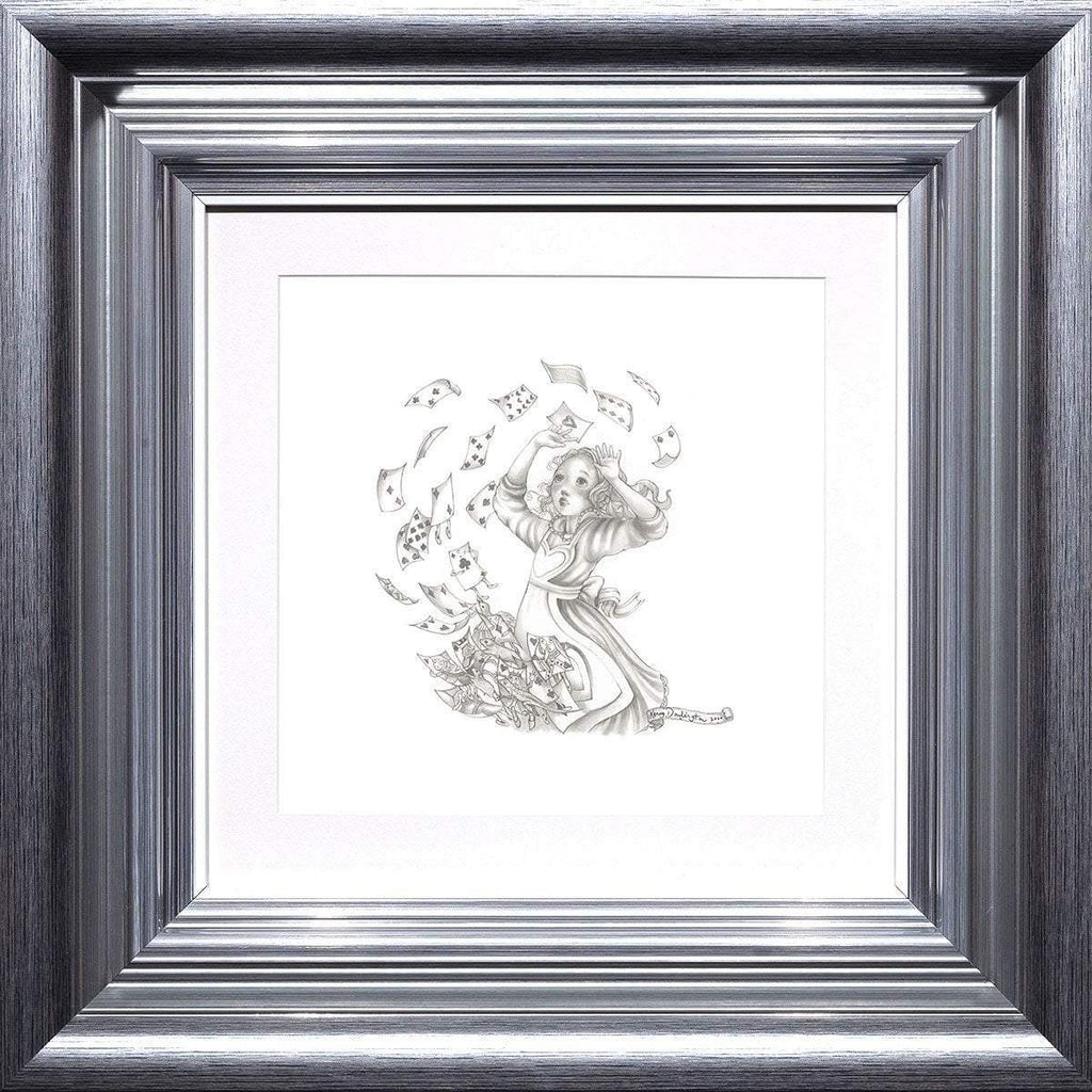 You're Nothing but a Pack of Cards - Original - SOLD by artist Kerry Darlington - Wyecliffe Galleries