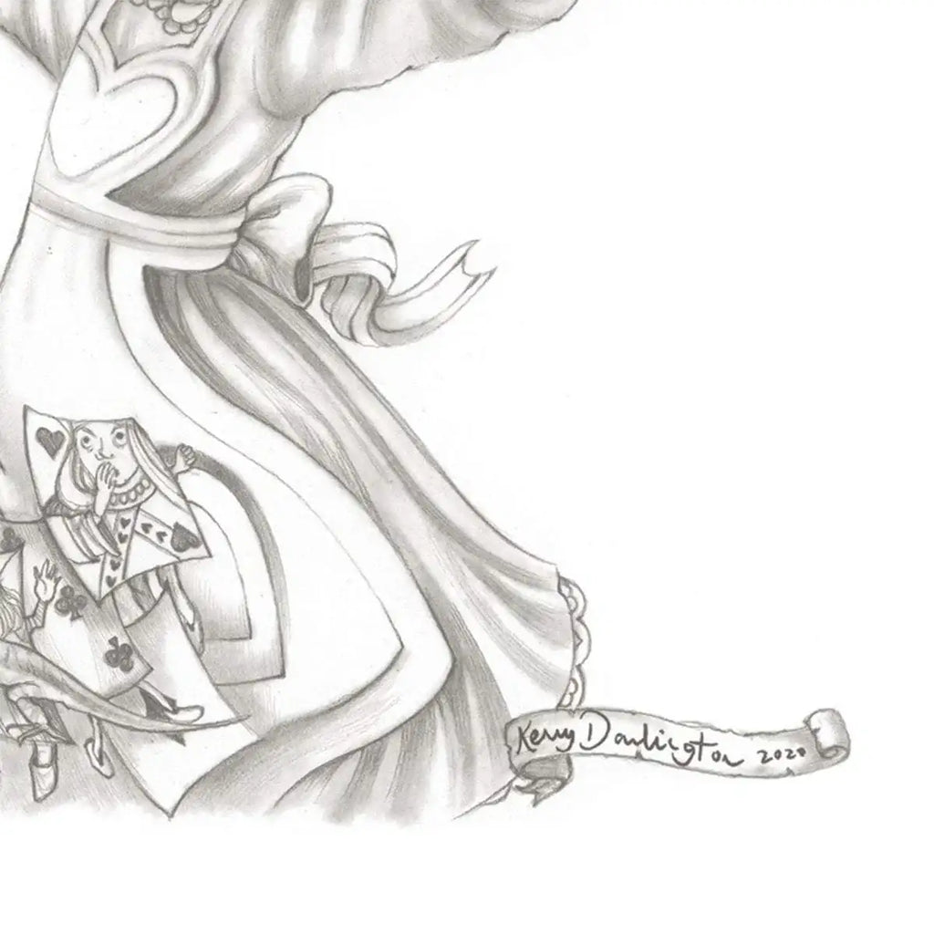 You're Nothing but a Pack of Cards - Original - SOLD by artist Kerry Darlington - Wyecliffe Galleries