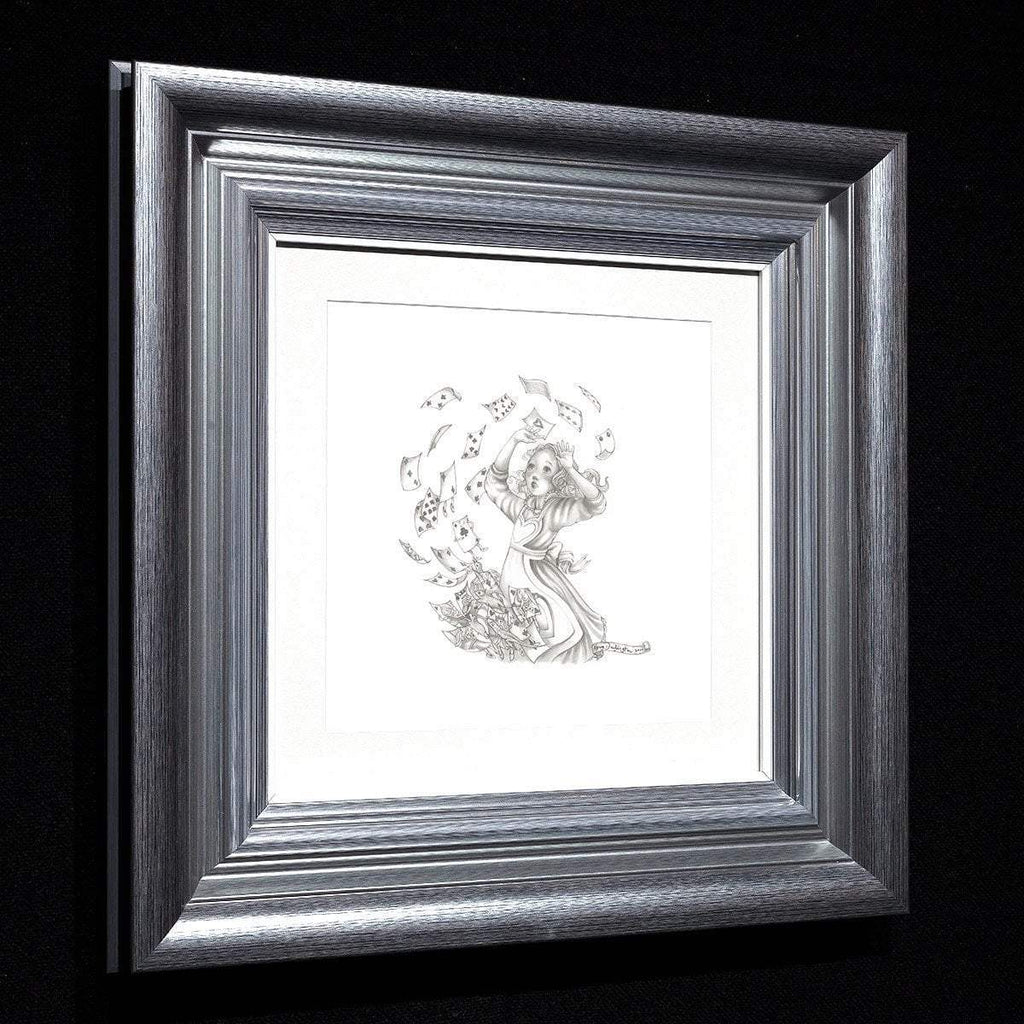 You're Nothing but a Pack of Cards - Original - SOLD by artist Kerry Darlington - Wyecliffe Galleries