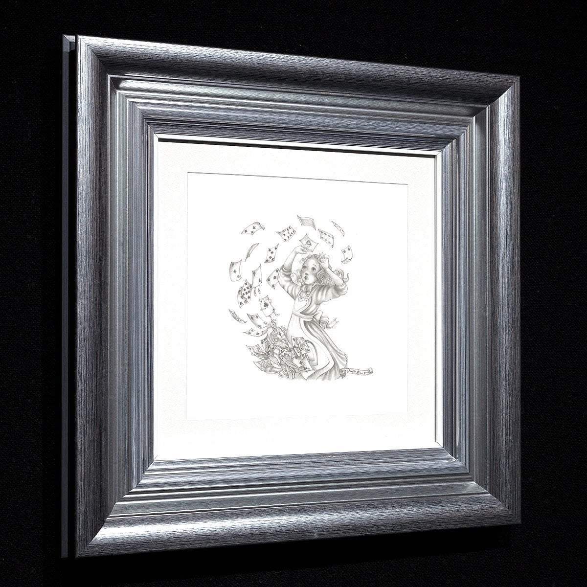 You're Nothing but a Pack of Cards - Original - SOLD by artist Kerry Darlington - Wyecliffe Galleries