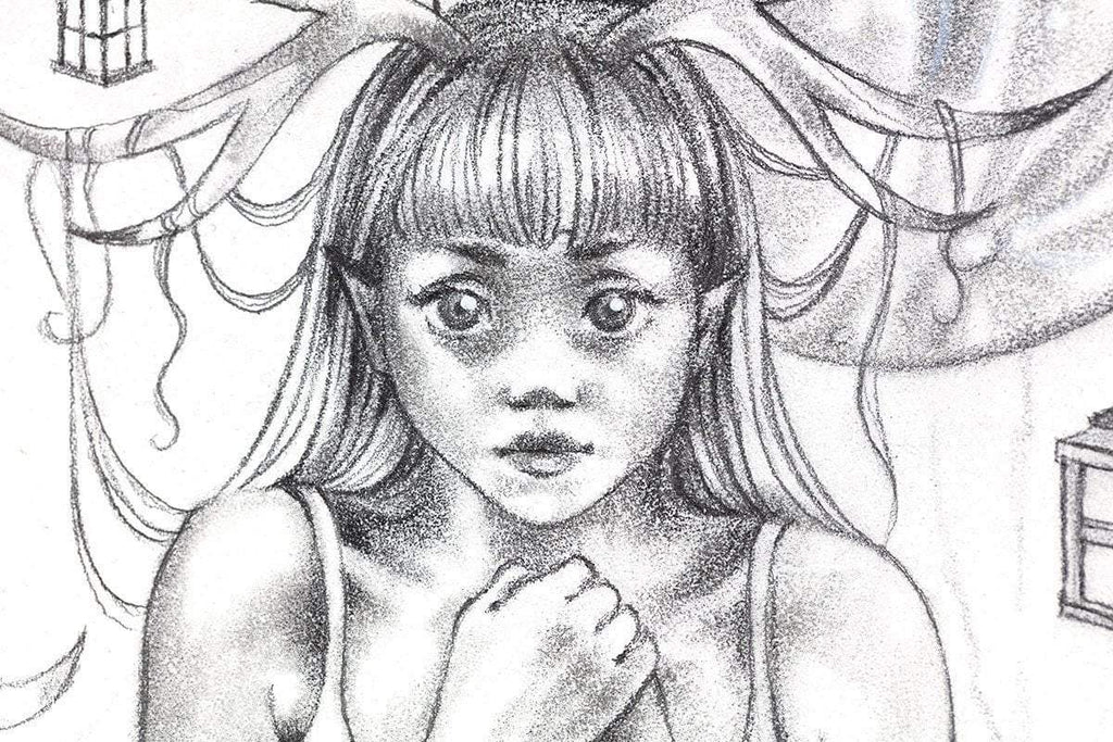 Young Fawn - Original - SOLD by artist Kerry Darlington - Wyecliffe Galleries