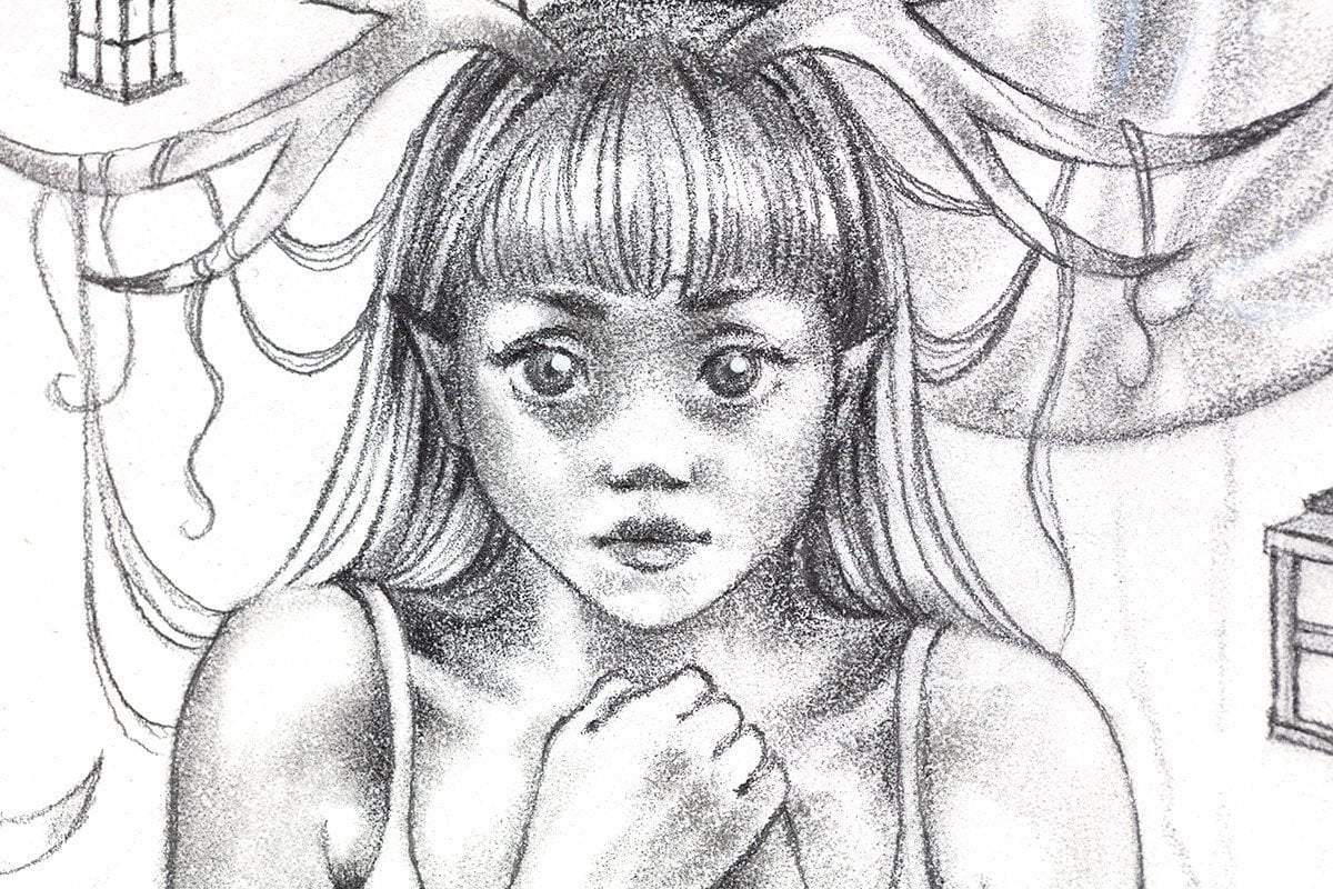 Young Fawn - Original - SOLD by artist Kerry Darlington - Wyecliffe Galleries