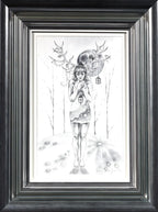 Young Fawn - Original - SOLD by artist Kerry Darlington - Wyecliffe Galleries