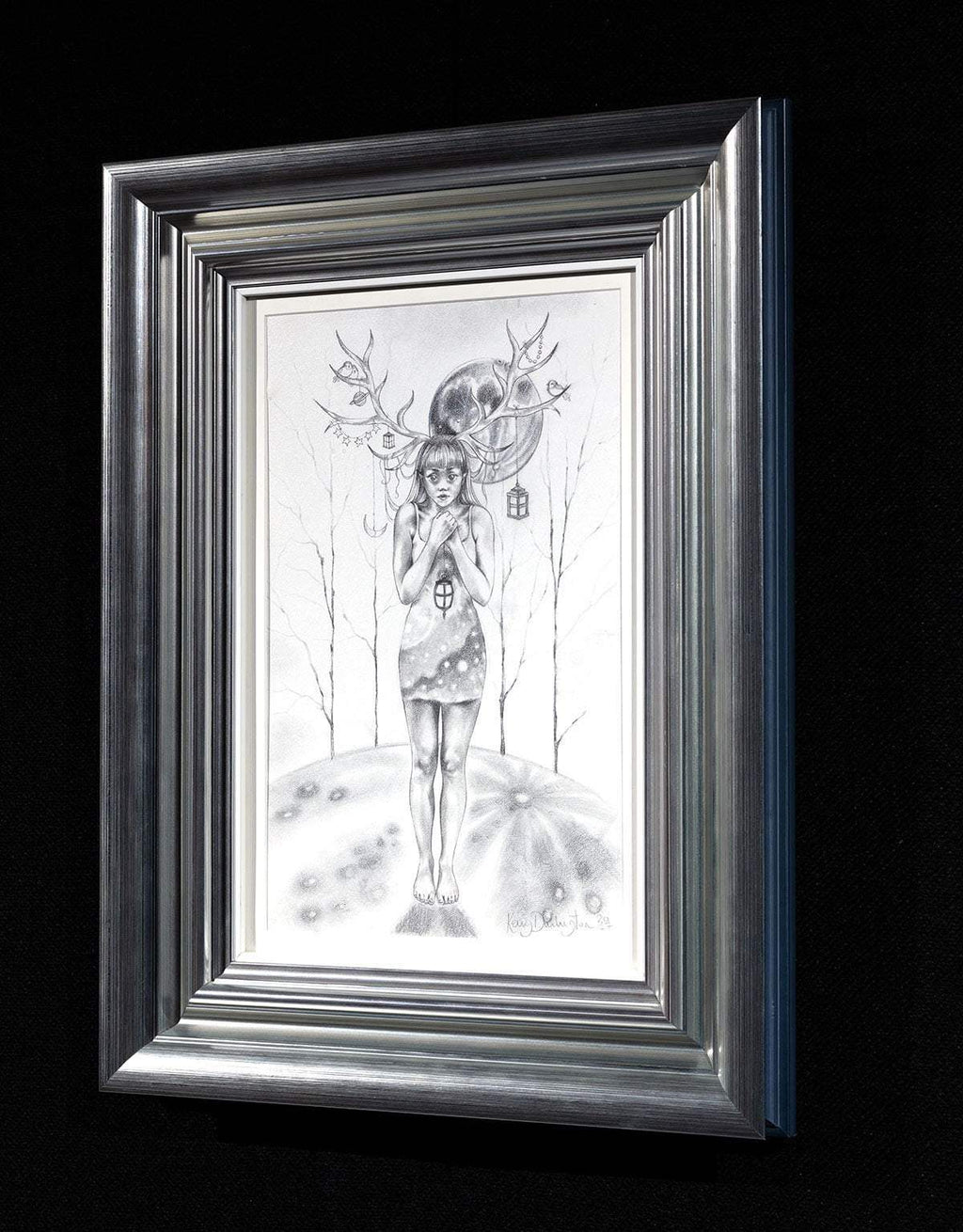 Young Fawn - Original - SOLD by artist Kerry Darlington - Wyecliffe Galleries