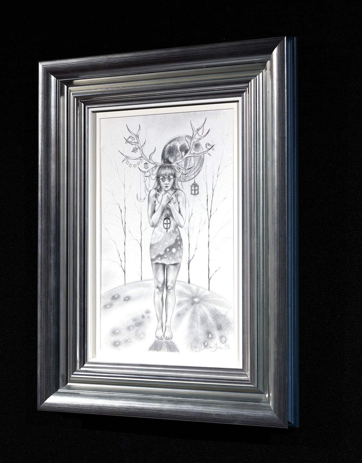 Young Fawn - Original - SOLD by artist Kerry Darlington - Wyecliffe Galleries