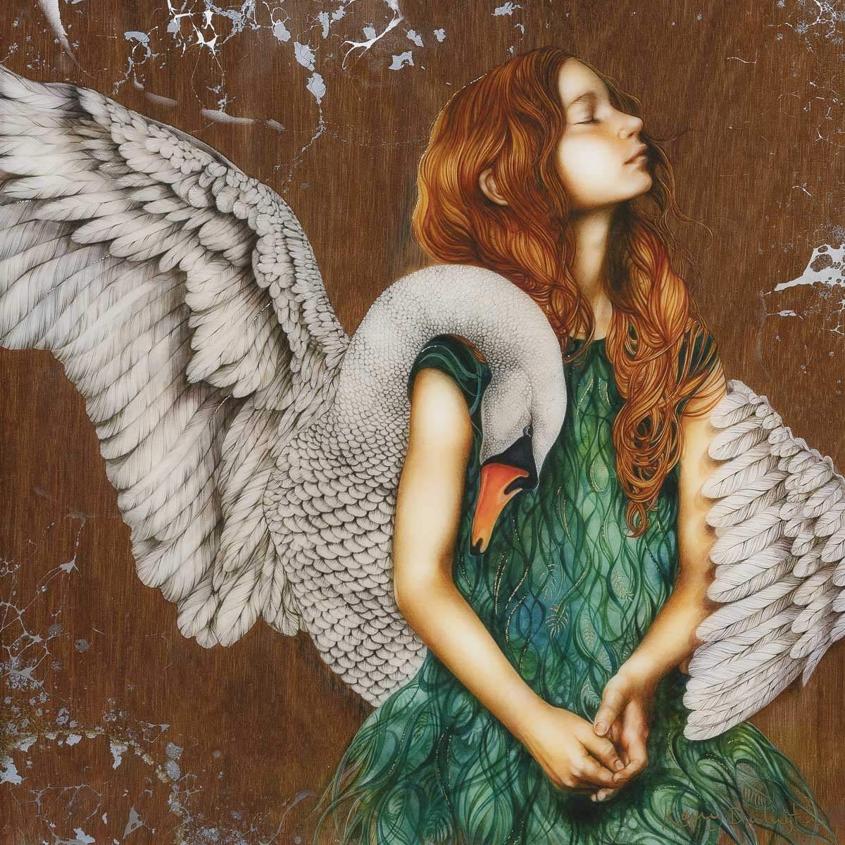 Young Odette - Edition by artist Kerry Darlington - Wyecliffe Galleries