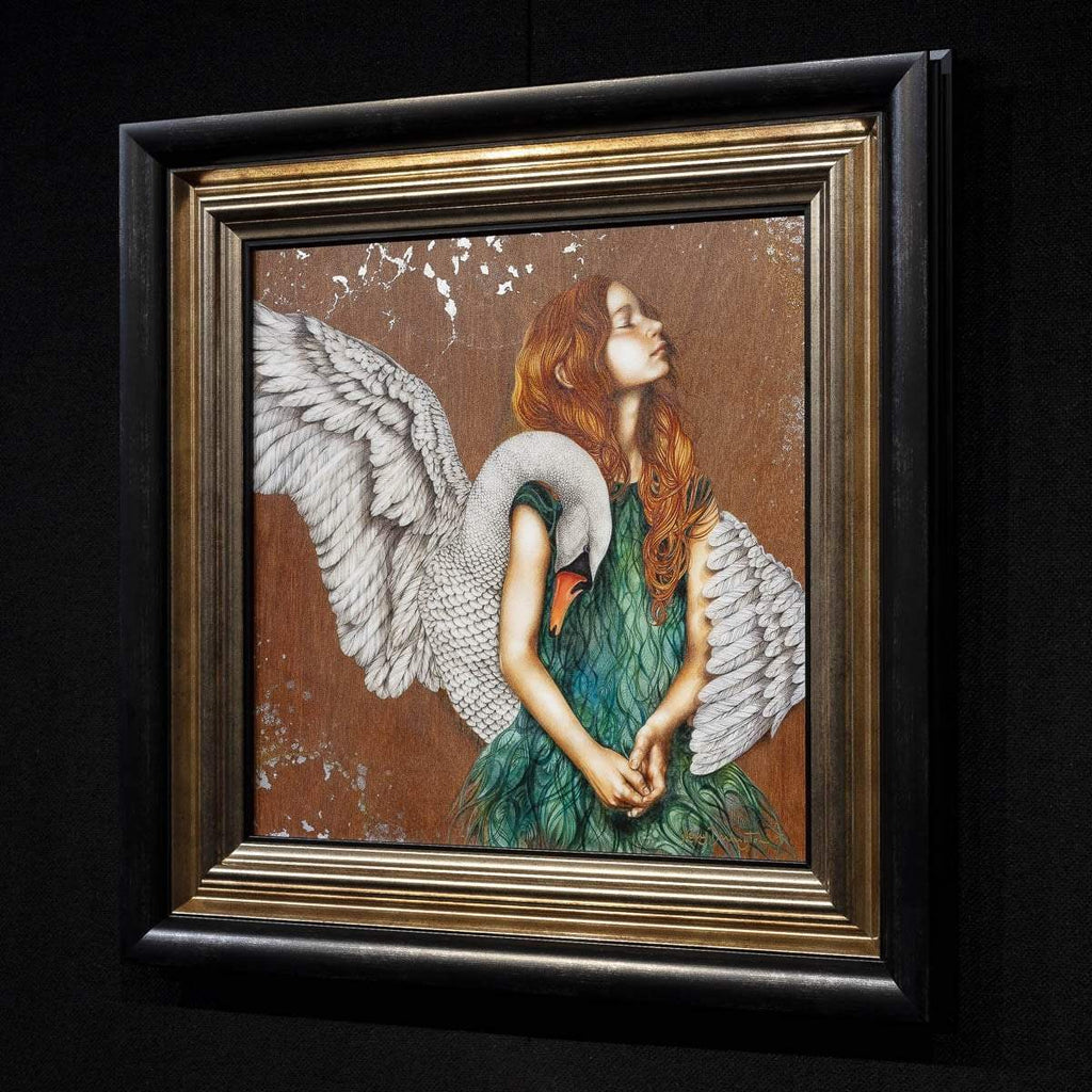 Young Odette - Original - SOLD by artist Kerry Darlington - Wyecliffe Galleries