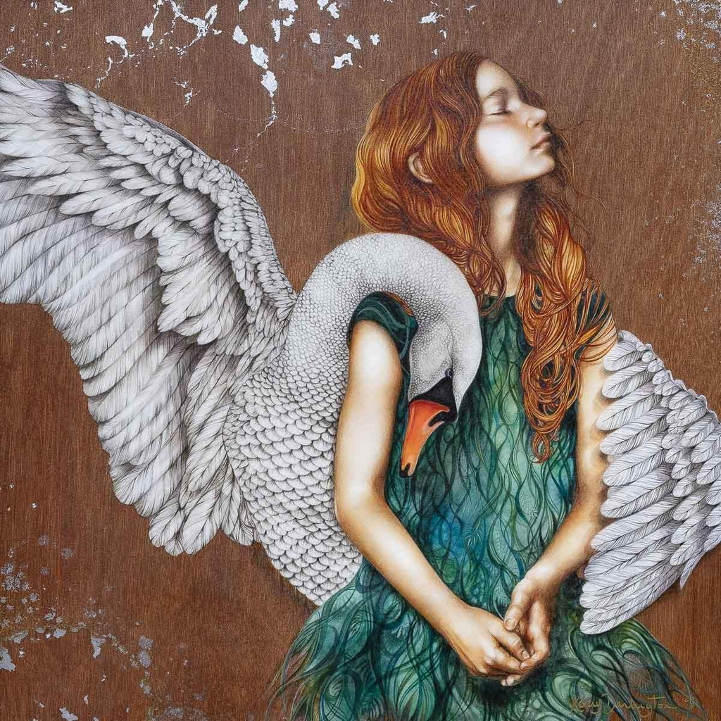 Young Odette - Original - SOLD by artist Kerry Darlington - Wyecliffe Galleries