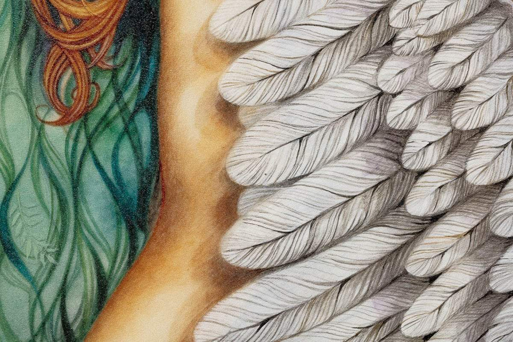 Young Odette - Original - SOLD by artist Kerry Darlington - Wyecliffe Galleries