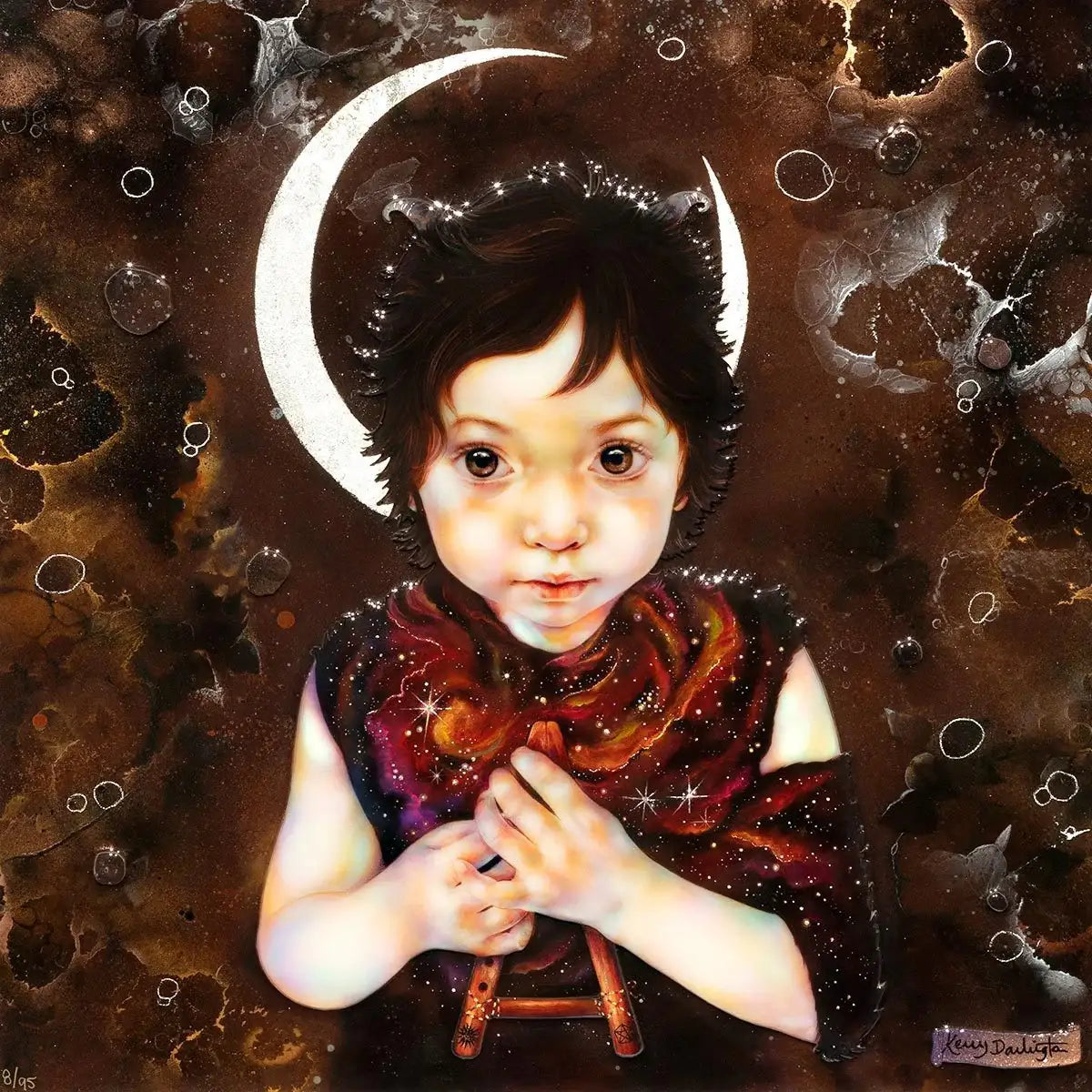 Young Pan - Edition by artist Kerry Darlington - Wyecliffe Galleries