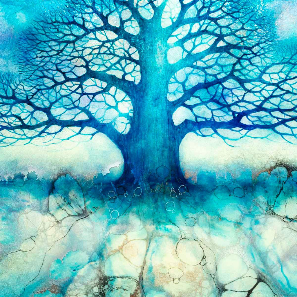 Zen - Original - SOLD by artist Kerry Darlington - Wyecliffe Galleries