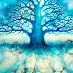 Zen - Original - SOLD by artist Kerry Darlington - Wyecliffe Galleries