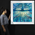 Zen - Original - SOLD by artist Kerry Darlington - Wyecliffe Galleries