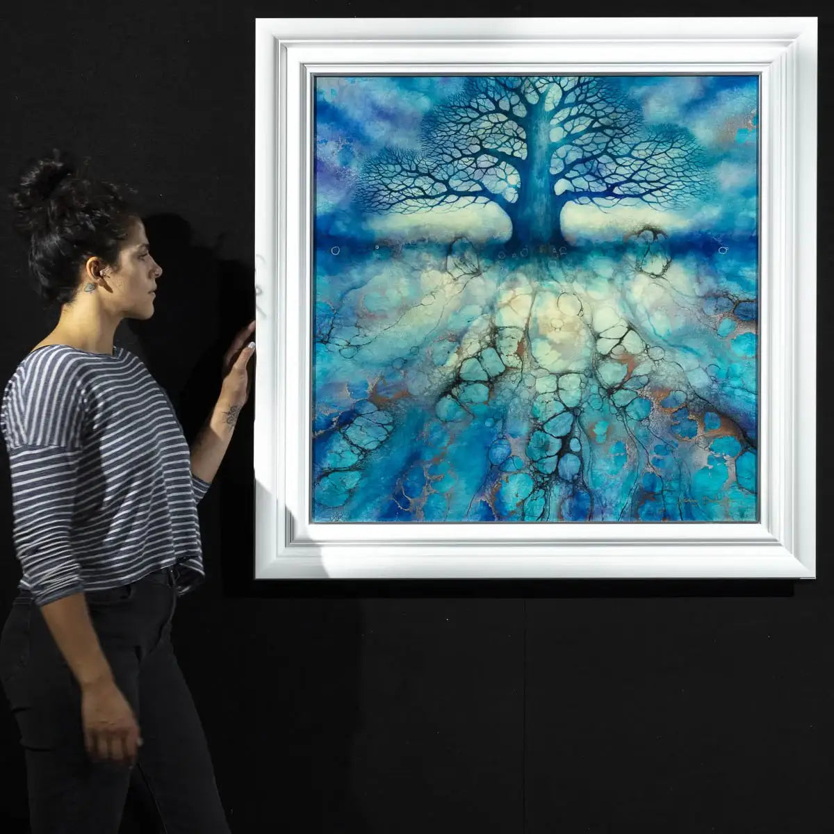 Zen - Original - SOLD by artist Kerry Darlington - Wyecliffe Galleries