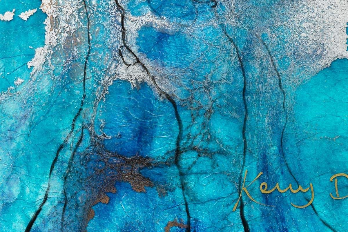 Zen - Original - SOLD by artist Kerry Darlington - Wyecliffe Galleries