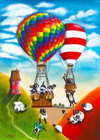 Race to the Top - Original - SOLD by artist Kerry Lyons - Wyecliffe Galleries