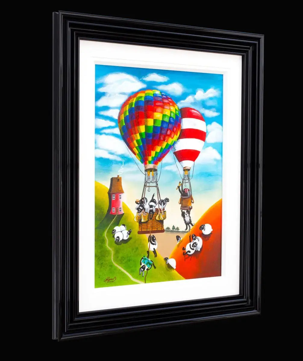 Race to the Top - Original - SOLD by artist Kerry Lyons - Wyecliffe Galleries