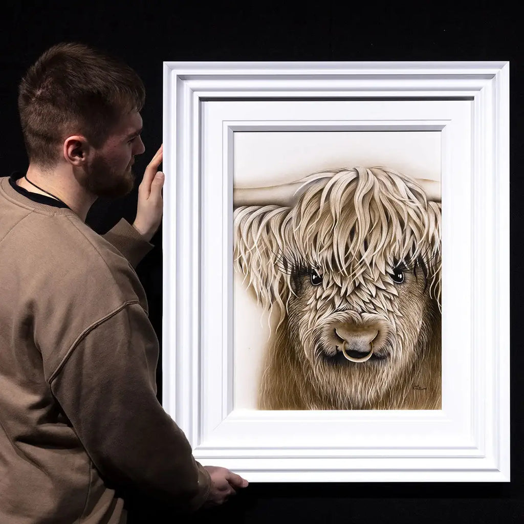 Bobby - Original by artist Kim Rose - Wyecliffe Galleries