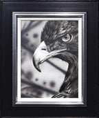 Eagle Eye - Original by artist Kim Rose - Wyecliffe Galleries