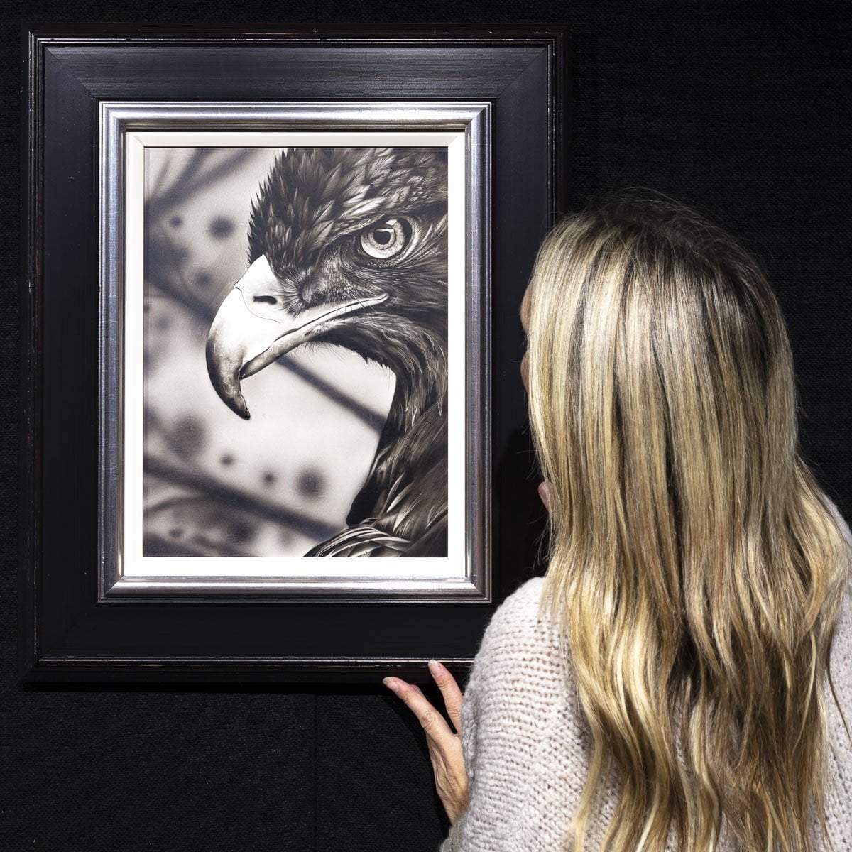 Eagle Eye - Original by artist Kim Rose - Wyecliffe Galleries