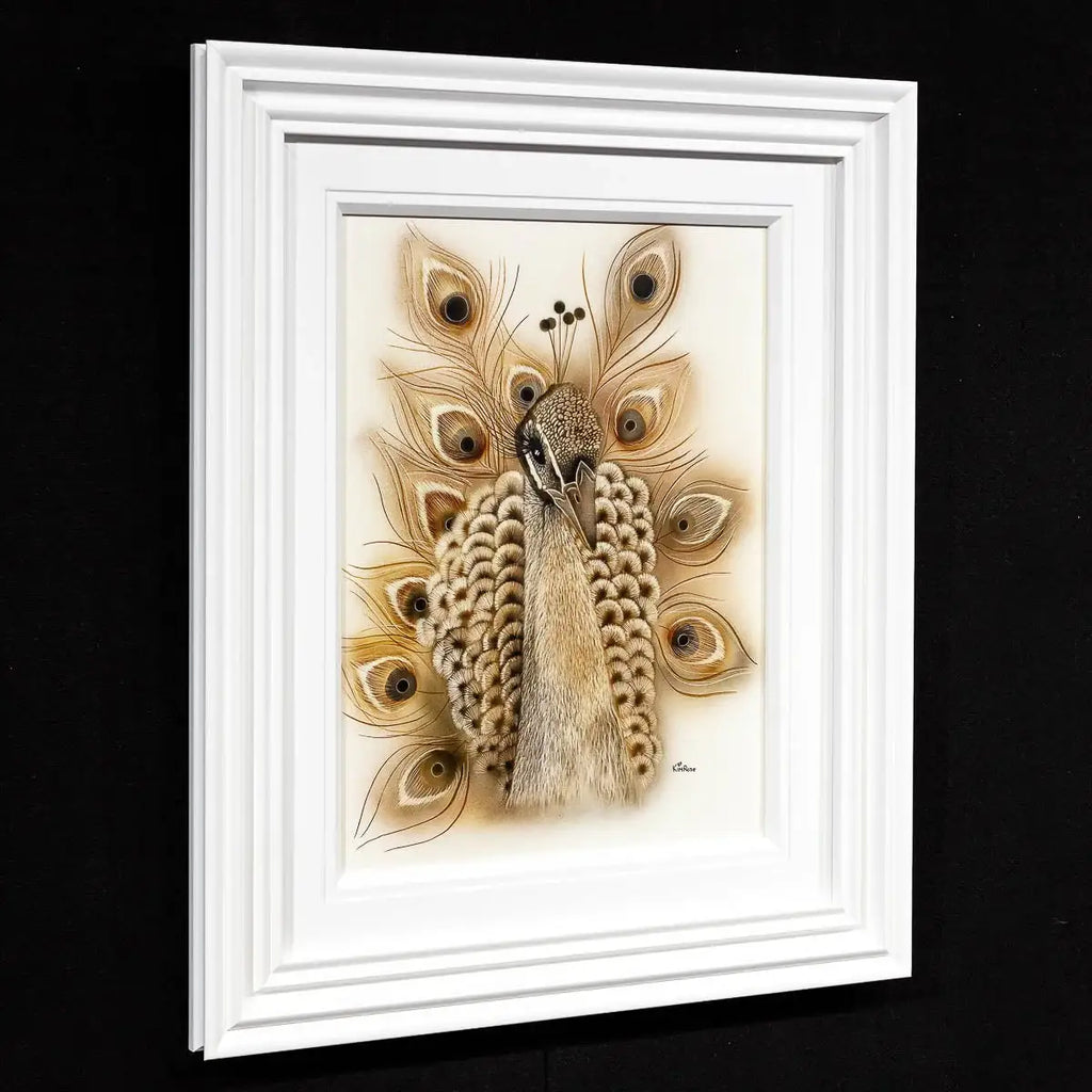 Flamboyant Feathers - Original by artist Kim Rose - Wyecliffe Galleries