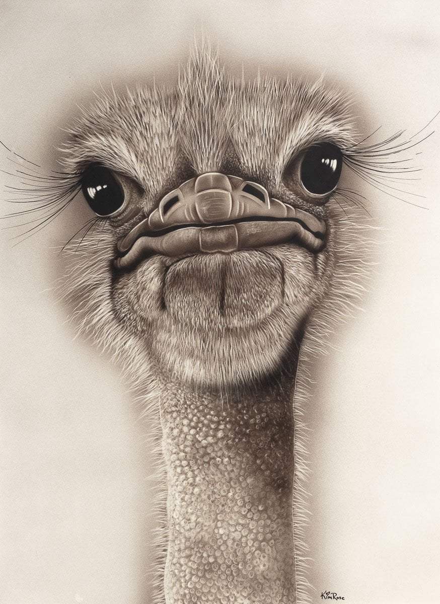 Octavia - Original - SOLD by artist Kim Rose - Wyecliffe Galleries