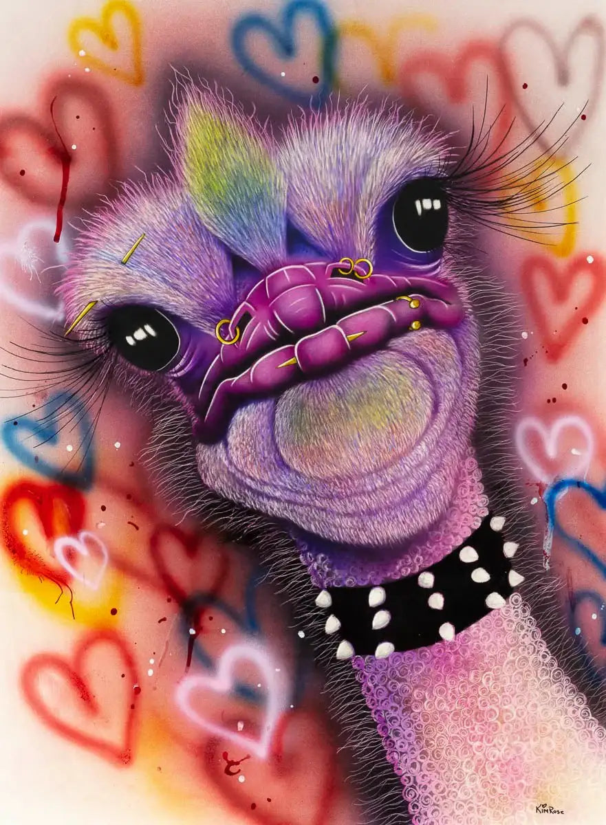 Olivia - Original - SOLD by artist Kim Rose - Wyecliffe Galleries