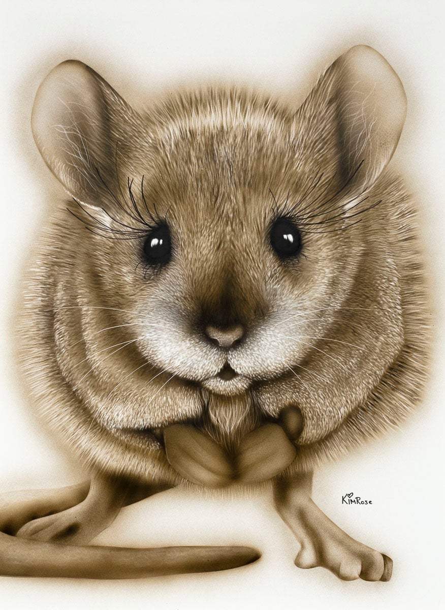 Squeak - Original - SOLD by artist Kim Rose - Wyecliffe Galleries