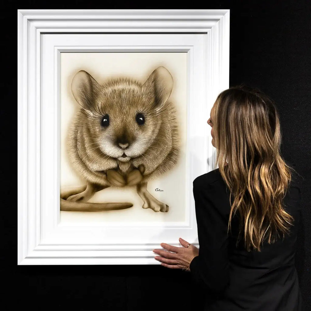 Squeak - Original - SOLD by artist Kim Rose - Wyecliffe Galleries