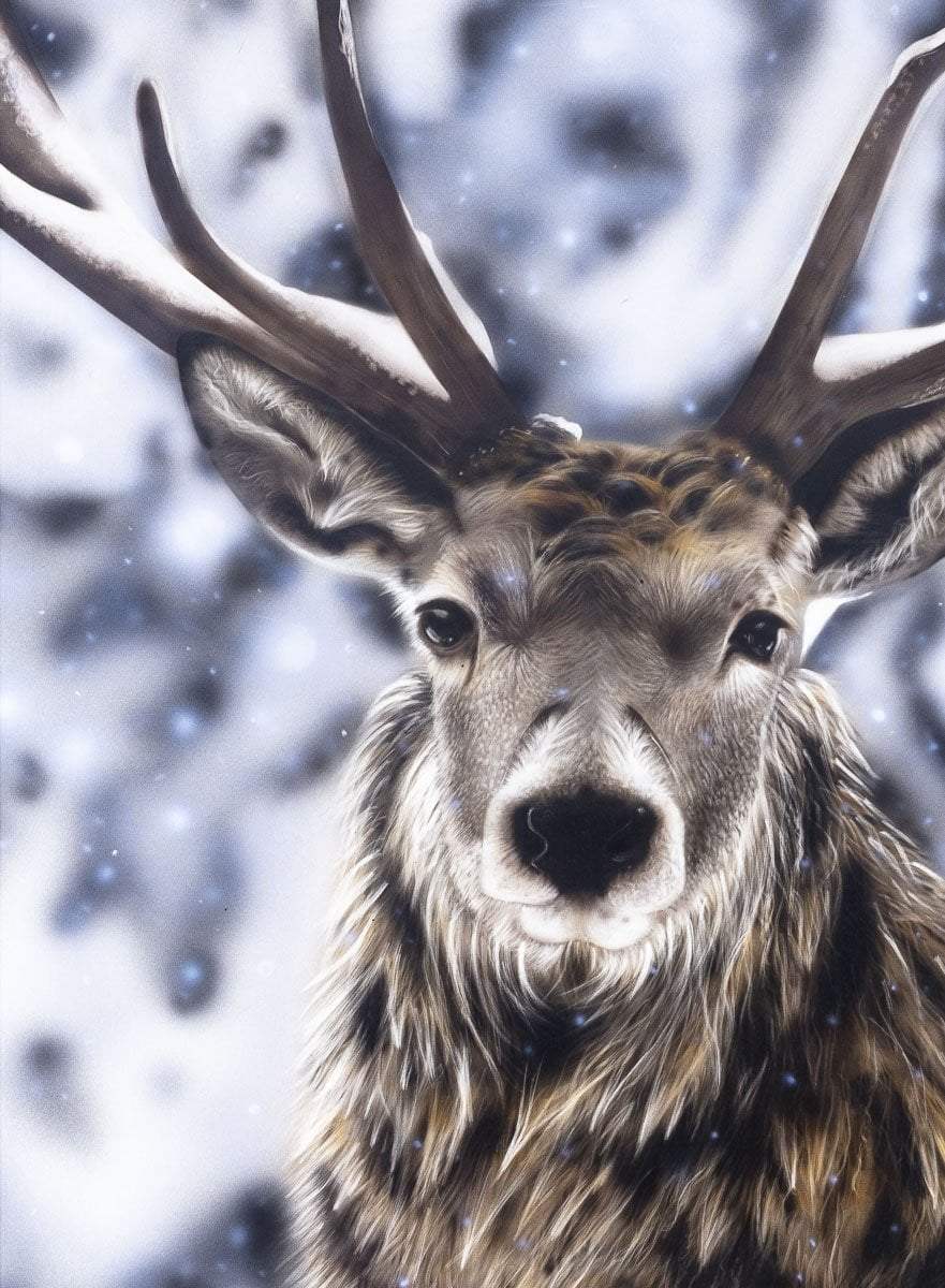 Winters Call - Original - SOLD by artist Kim Rose - Wyecliffe Galleries