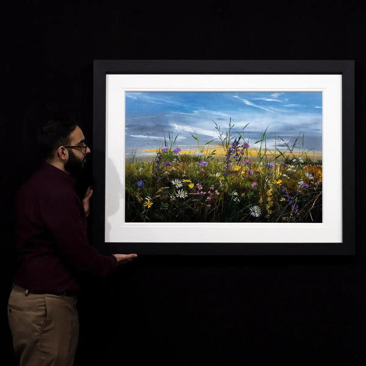 Don't Look Back - Original - SOLD by artist Kimberley Harris - Wyecliffe Galleries