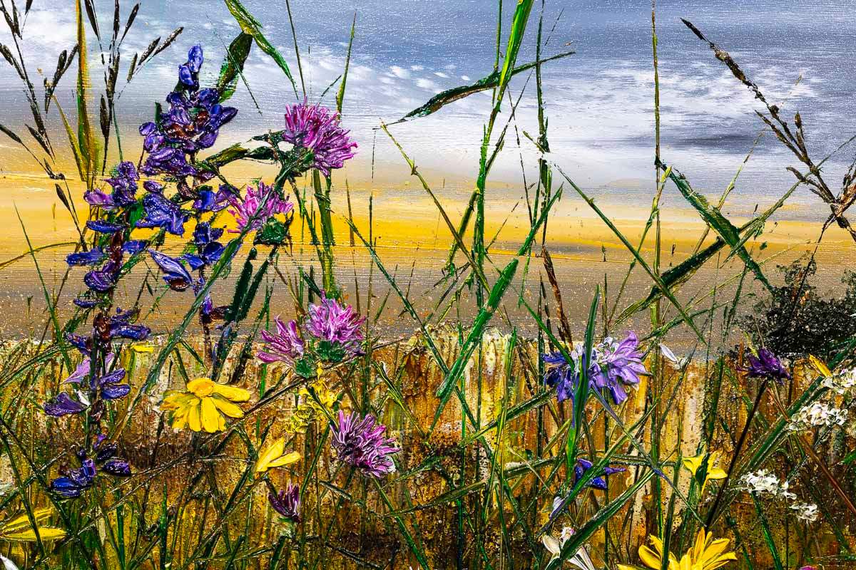 Don't Look Back - Original - SOLD by artist Kimberley Harris - Wyecliffe Galleries