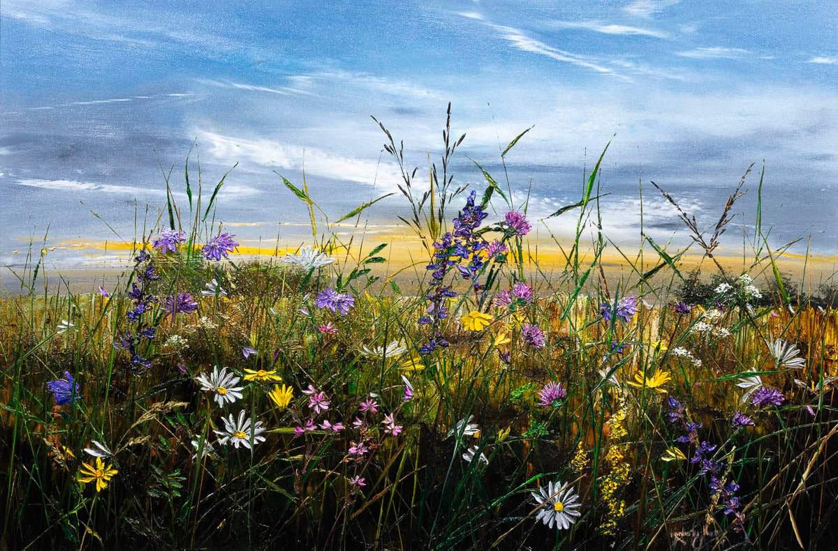 Don't Look Back - Original - SOLD by artist Kimberley Harris - Wyecliffe Galleries